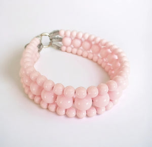 The Via in Blush Pink Acrylic beads