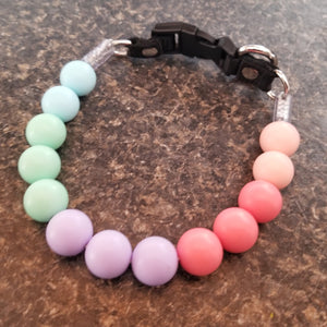 Frenchies choice Matte Acrylic Bead Collar