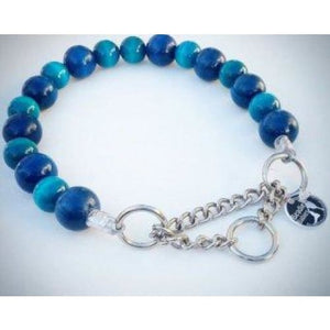 Blue and Turquoise Bead Collar
