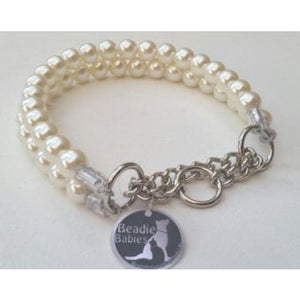 Double Strand Chunky Ivory Pearl Collar