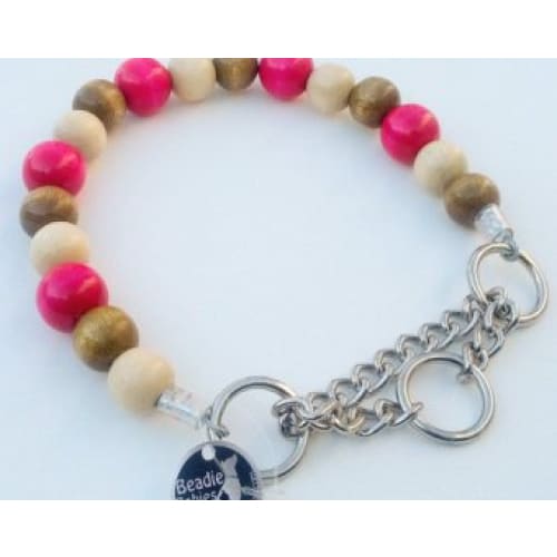 Funky Pink Bead Collar