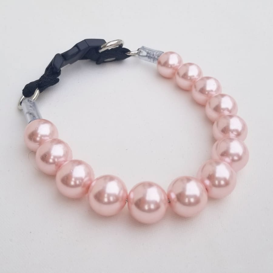Beadie Babiez - Jumbo Chunky Pink Pearl Collar