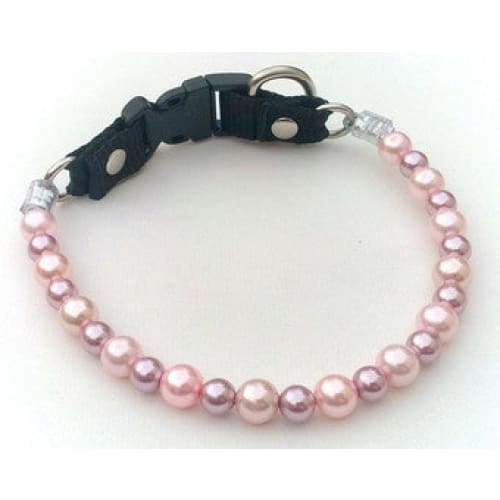 Pink and Lilac Pearl Collar