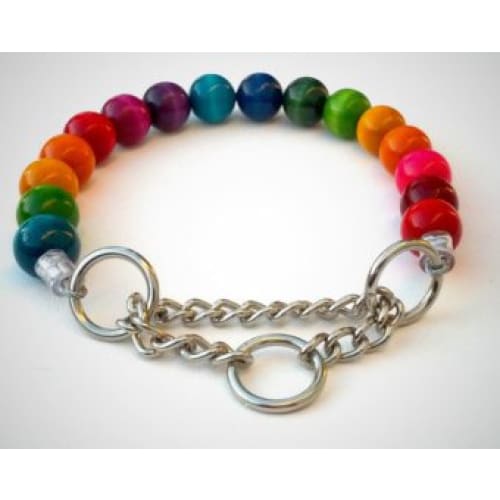 .Rainbow Bead Collar