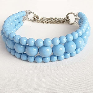 The Via in Baby Blue Acrylic beads