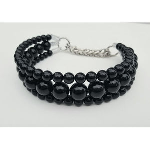The Via in Black Acrylic beads