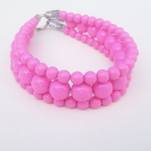 The Via in Bubble Gum Pink Acrylic beads