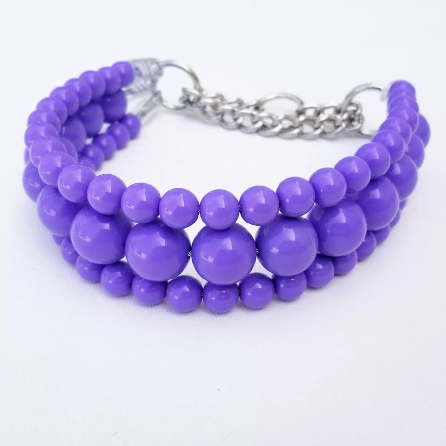 The Via in Lavender Acrylic beads